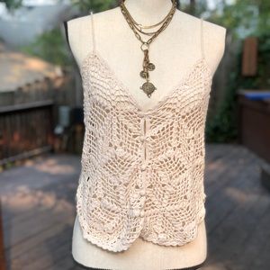 LA Hearts Crochet Top